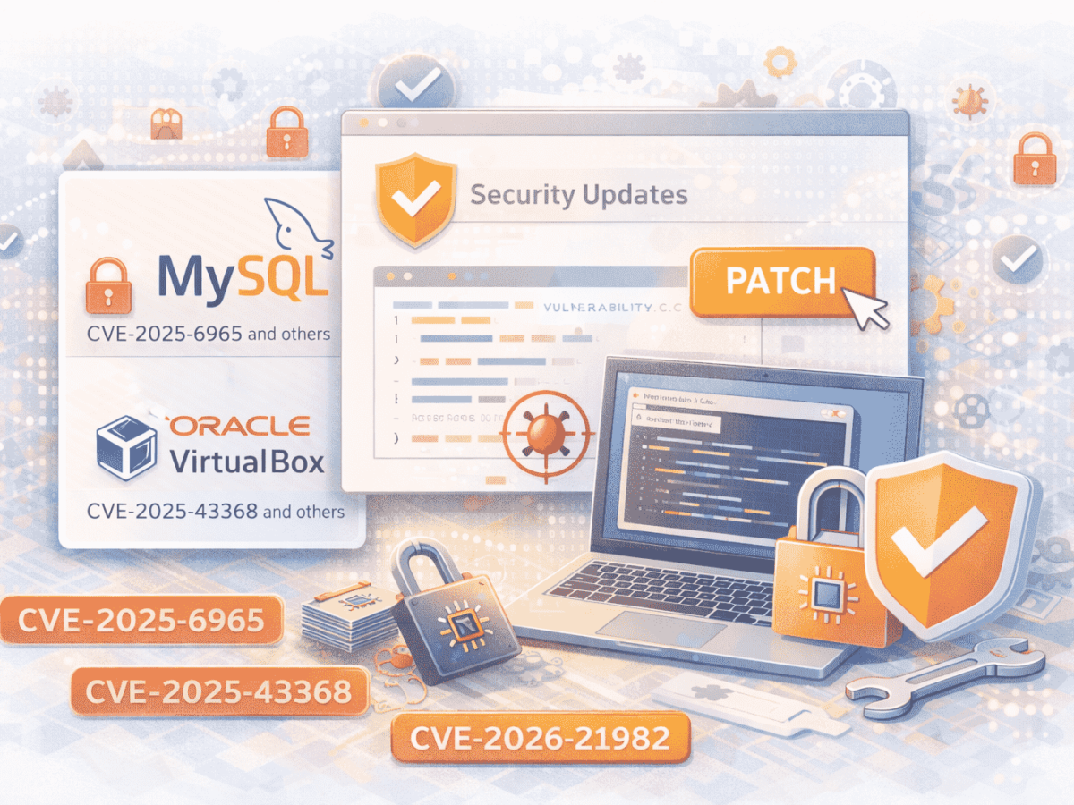 MySQLやVirtualBoxなど脆弱性の修正を公開(CVE-2025-6965,CVE-2025
