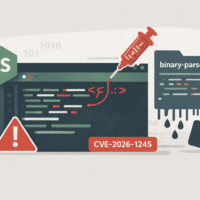 Node.js向けbinary-parserにコードインジェクション 脆弱性(CVE-2026-1245)