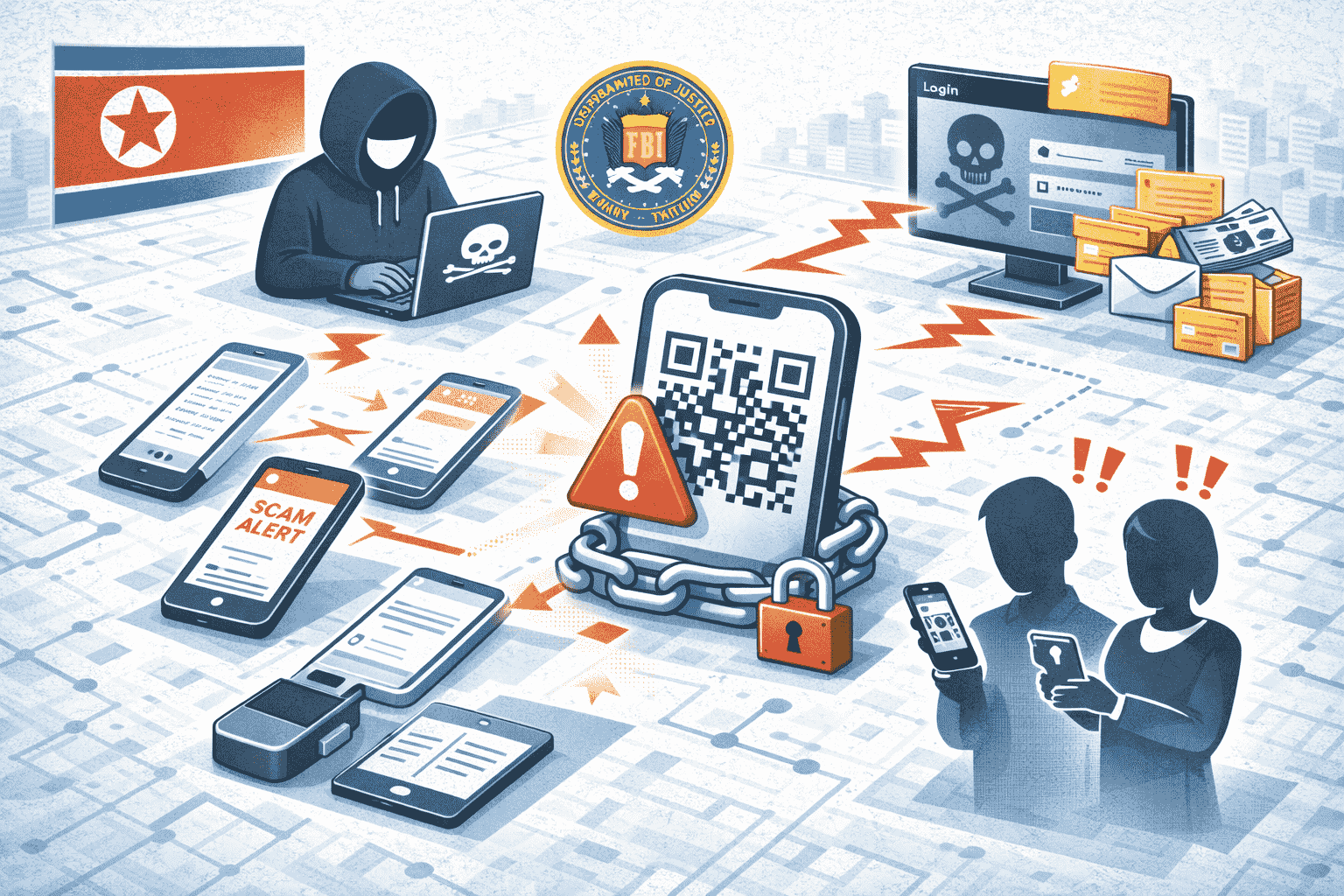北朝鮮のハッカーがQRコードフィッシング(クイッシング)をサイバー攻撃