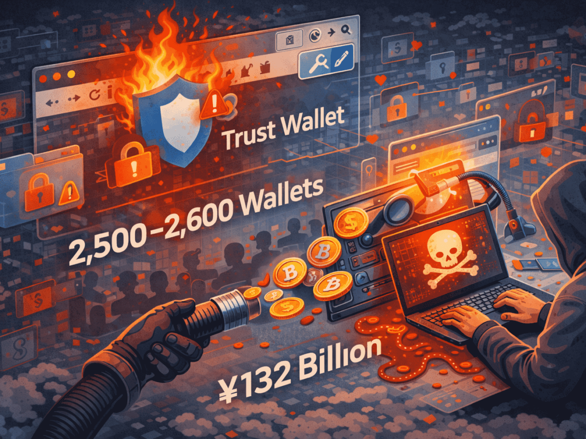 トラストウォレット(Trust Wallet)のブラウザ拡張機能が改ざん-約2,500〜2,600件のウォレット から最大約132億円相当が流出か|セキュリティニュースのセキュリティ対策Lab