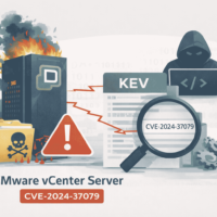 VMware vCenter Serverの1年前の脆弱性(CVE-2024-37079)がKEVに追加