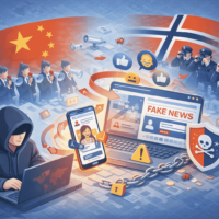 中国の脅威はサイバー空間が主戦場、フェイク情報やインフルエンサー活用も-ノルウェー当局が指摘