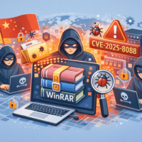 圧縮・解凍ソフトのWinRARの脆弱性を中国系ハッキング グループがサイバー攻撃へ悪用(CVE-2025-8088)