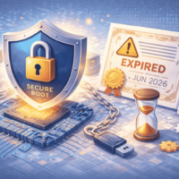 Microsoft、UEFI Secure Bootで使用されてきたデジタル証明書が2026年6月下旬から順次有効期限を迎える