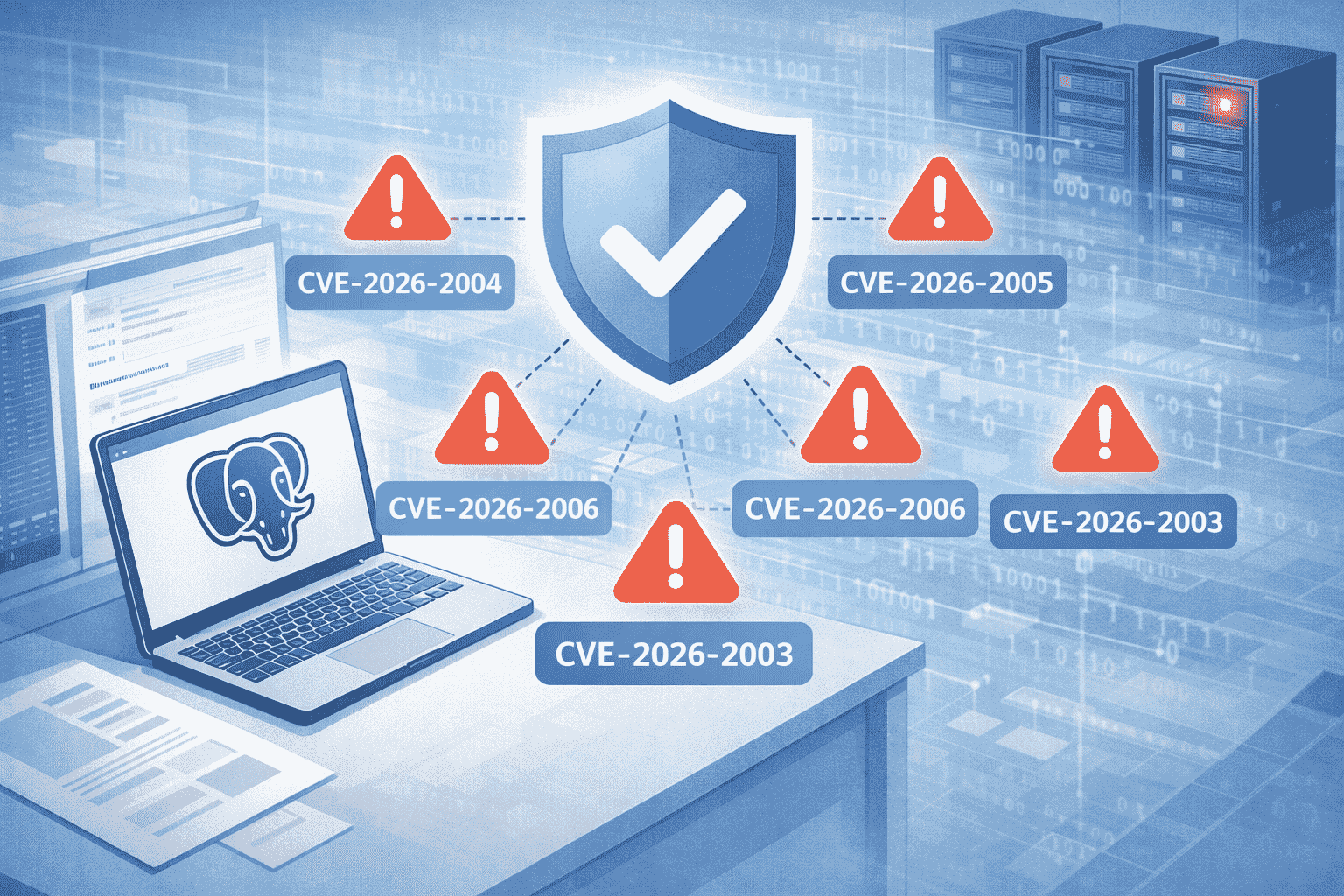 PostgreSQL、5つの重大な脆弱性を修正(CVE-2026-2004,CVE-2026-2005,CVE-2026-2006,CVE-2026-2007,CVE-2026-2003)