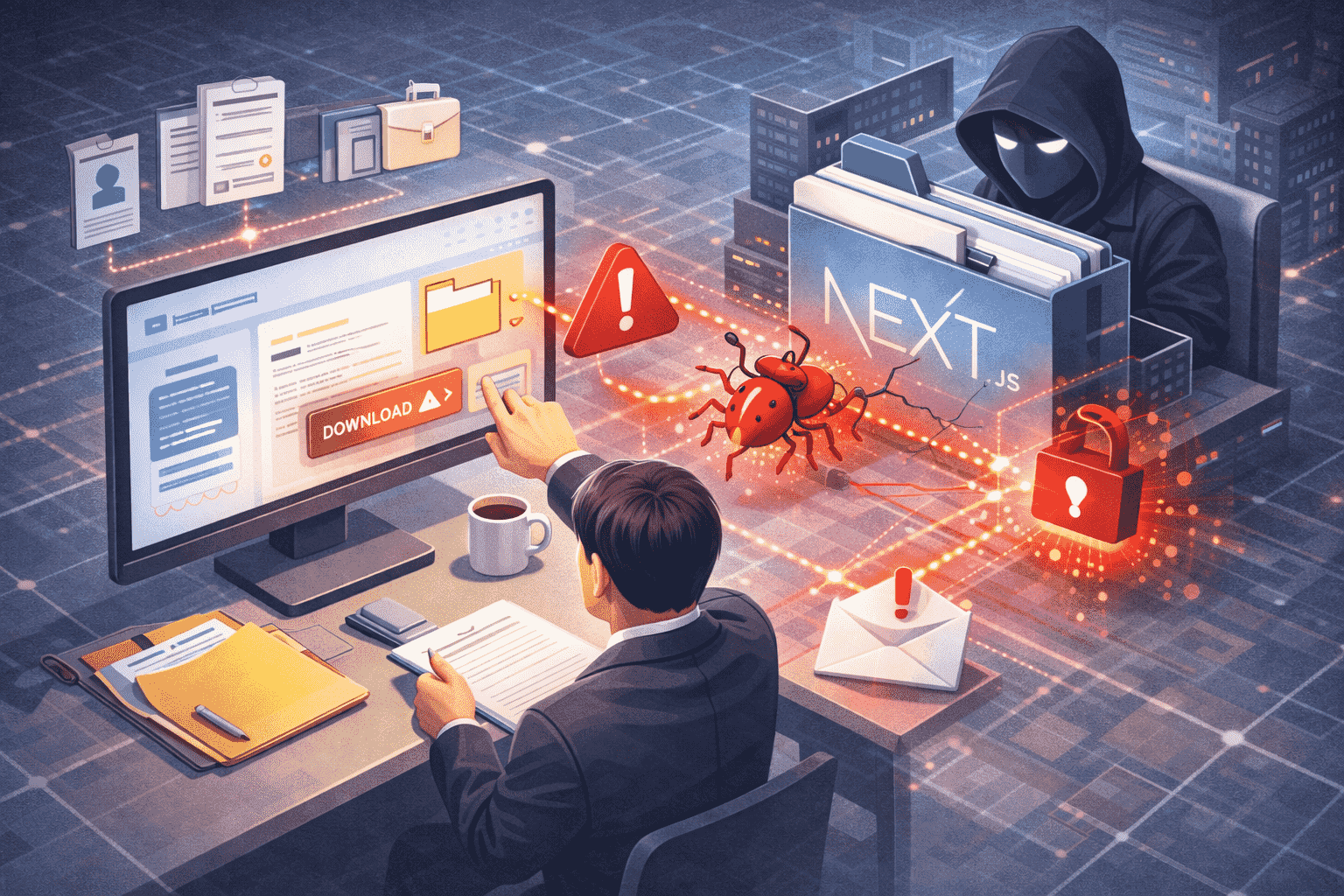 エンジニアの求人テストを装う悪性 Next.jsリポジトリ サイバー攻撃