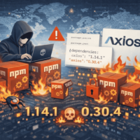 JavaScript ライブラリ axiosのnpmパッケージが乗っ取られる-1.14.1と0.30.4は導入済みなら侵害前提で対応が必要