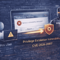 Windowsのエラー報告サービスに深刻な欠陥、低権限ユーザーが SYSTEM 権限を奪取できる脆弱性（CVE-2026-20817）