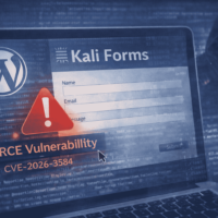 WordPressのフォーム プラグイン Kali Formsに深刻な認証不要 RCE 脆弱性(CVE-2026-3584)