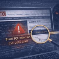 Zabbix APIにブラインドSQLインジェクション 脆弱性(CVE-2026-23921)
