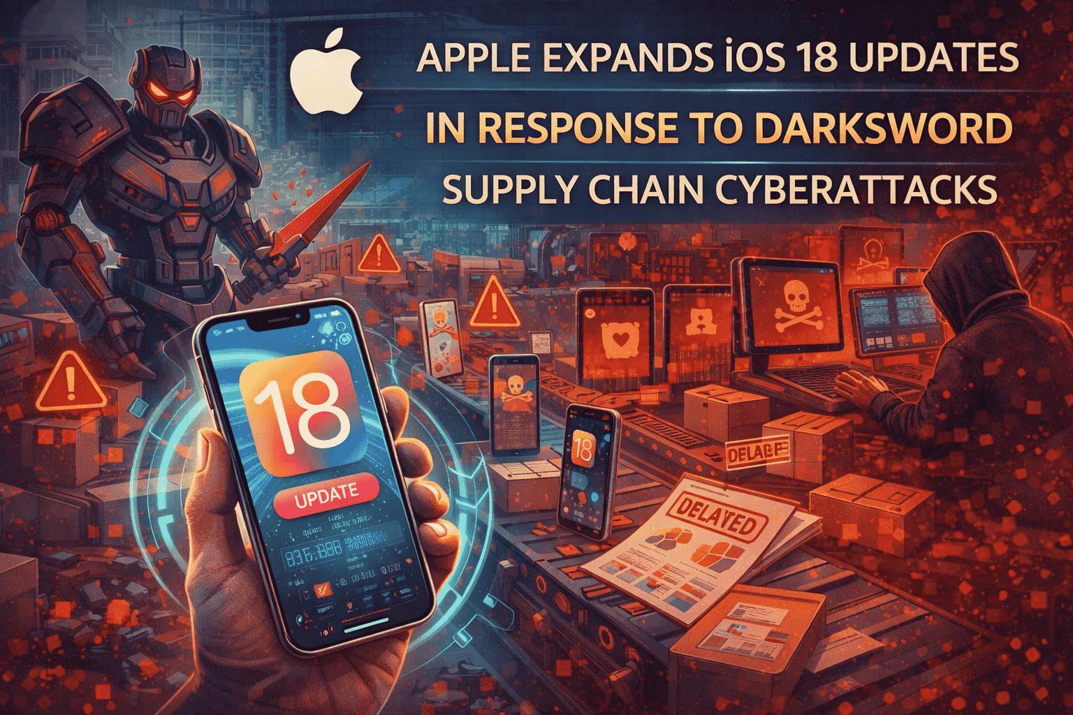 Apple、DarkSword 対策でiOS 18系の更新対象を拡大-サプライチェーン型