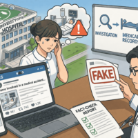 千葉大学医学部附属病院、看護師の医療事故を仄めかす投稿は創作