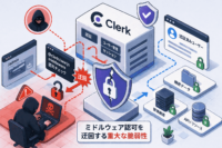 認証プラットフォームのClerkで@clerk/nextjs などでミドルウェア認可を迂回する重大な脆弱性
