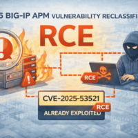 F5 BIG-IP APMの脆弱性がRCEに再分類-CVE-2025-53521は既に悪用確認