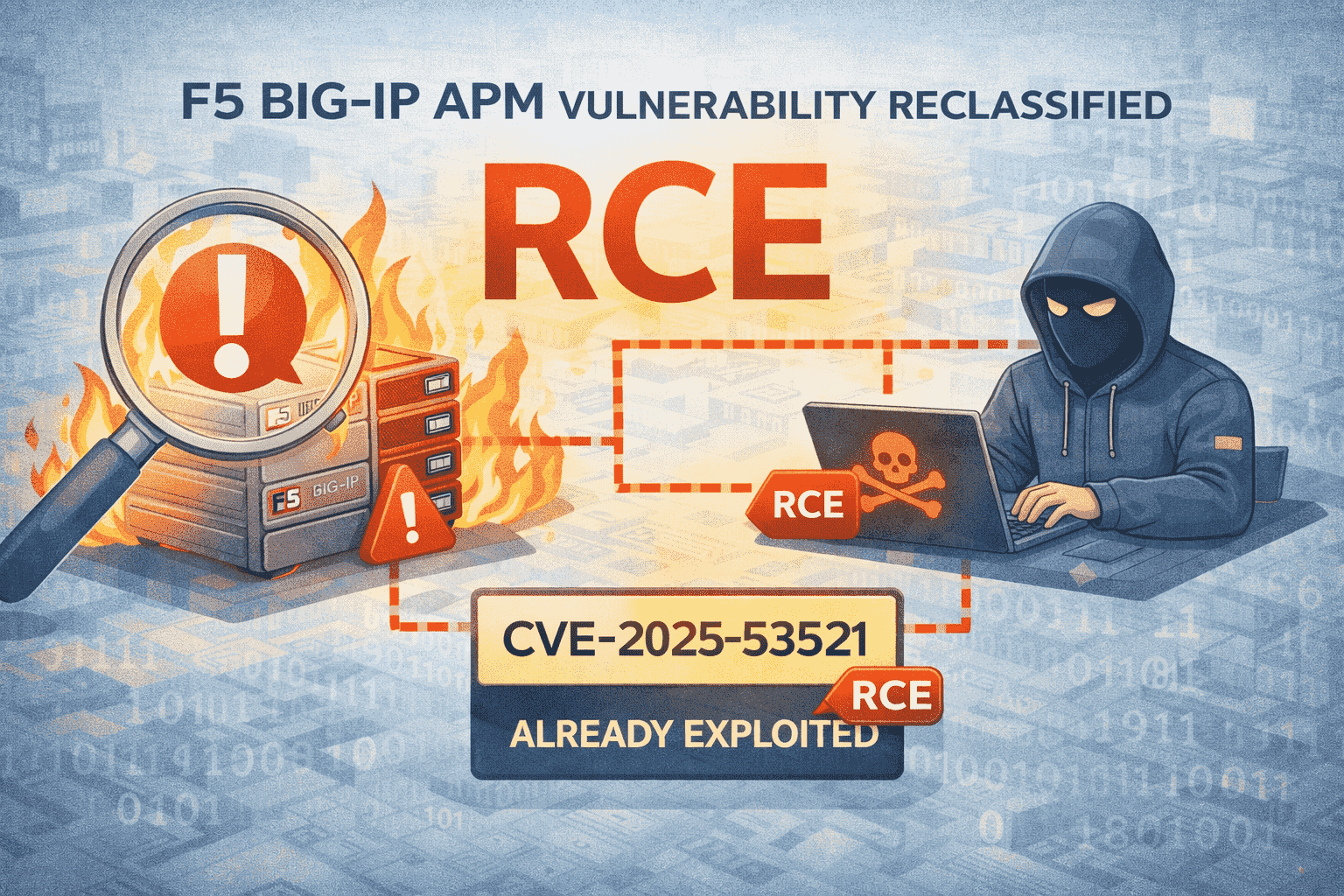 F5 BIG-IP APMの脆弱性がRCEに再分類-CVE-2025-53521は既に悪用確認