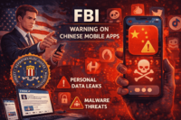 FBI、中国製モバイルアプリの利用について安全保障上のリスクを警告-個人情報漏洩やマルウェア 混入の恐れ
