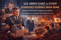 米陸軍参謀総長をイラン戦争中に解任-ヘグセス長官の軍粛清と日米同盟・日本安保への影響