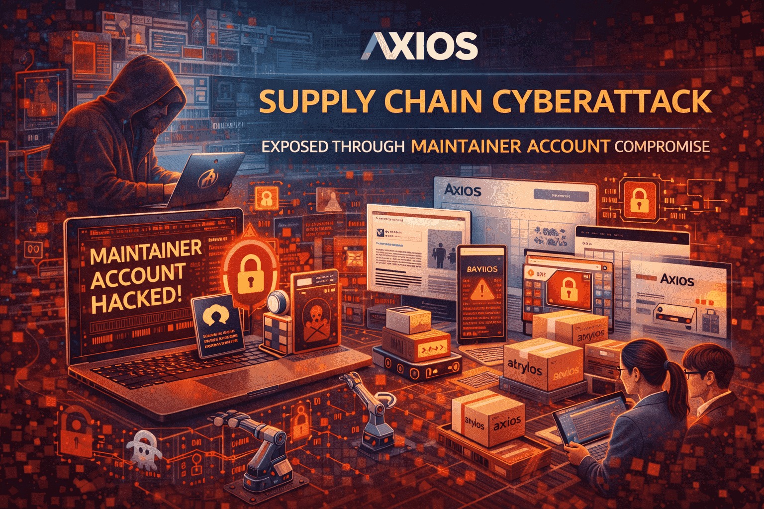 Axiosへのサプライチェーン サイバー攻撃はどう起きたのか-メンテナーアカウント侵害から見る不正公開の手口