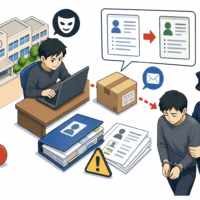 神奈川の小学校教諭を逮捕　個人情報 記載資料を他人名義で勤務先へ送付した疑い