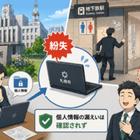 札幌市職員、業務用ノートPCを紛失 飲酒後に地下鉄駅トイレへ置き忘れ、個人情報漏えいは確認されず