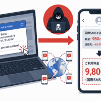偽CAPTCHAをクリックするたびに国際SMSが自動送信-テレコム詐欺に悪用