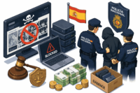 スペイン警察、スペイン語圏最大級の海賊版マンガ配信サイトを摘発、利益は400万ユーロ超(約7億4724万円)