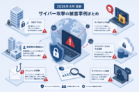 2026年4月 最新 サイバー攻撃の被害 事例 まとめ