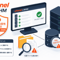 cPanel & WHMのCVE-2026-29205など5件を修正、任意ファイル読み取りとSQLインジェクションに注意