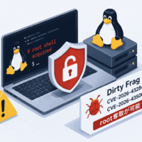 Linuxカーネルの脆弱性 Dirty Fragでroot奪取が可能(CVE-2026-43284・CVE-2026-43500)