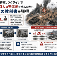 北朝鮮軍がウクライナで約6,000人の死傷者を出しながら現代戦の教科書を獲得-帰還3,000人が教官となりドローン戦術を120万の北朝鮮軍に伝授