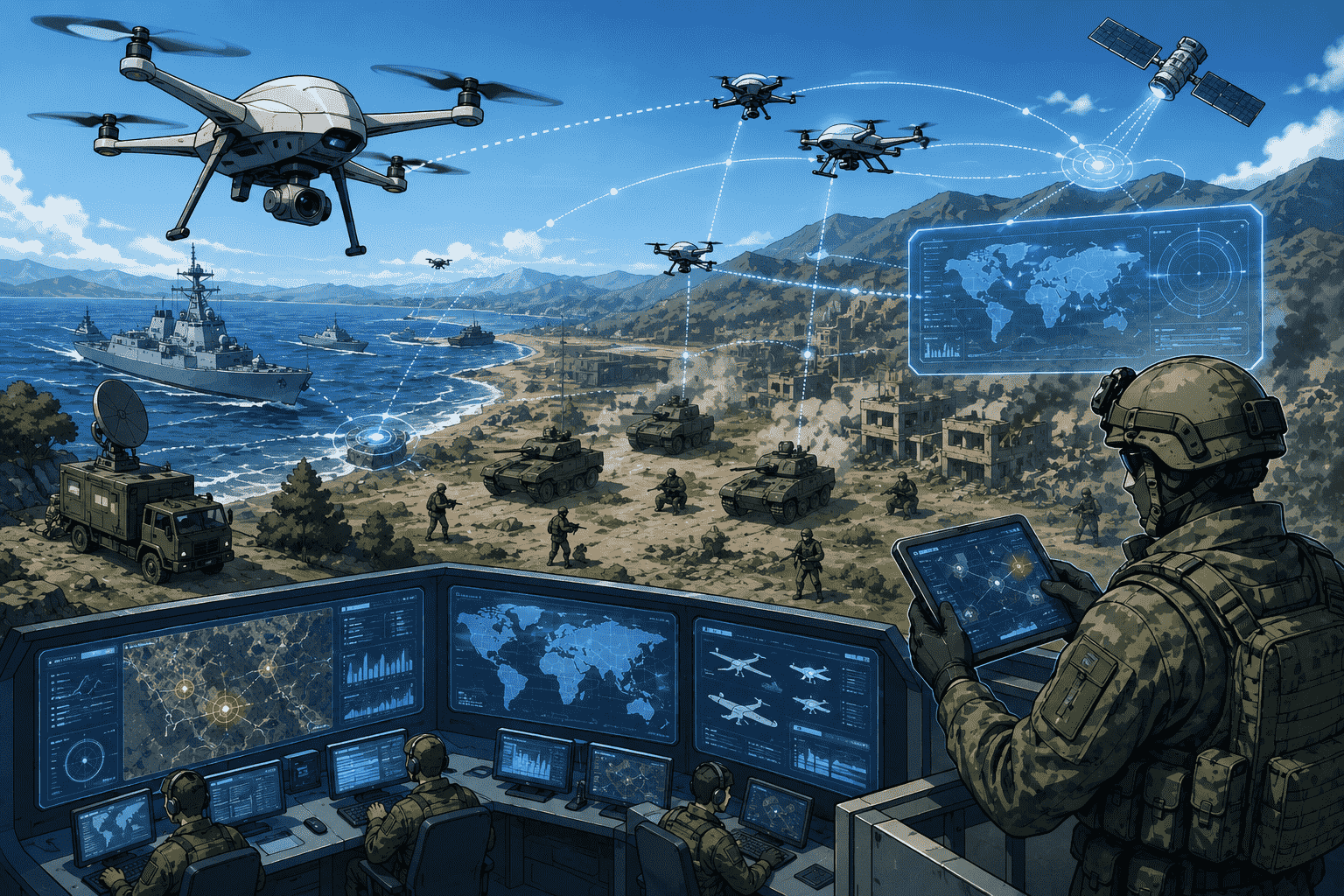 現代戦におけるドローンの軍事革命|セキュリティニュースの