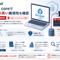 Drupal coreで危険度の高い脆弱性(CVE-2026-9082)、SQLインジェクションの恐れ