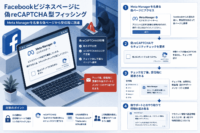Facebookビジネスページに偽reCAPTCHA型フィッシングーMeta Manegerを名乗る偽ページから受信箱に誘導