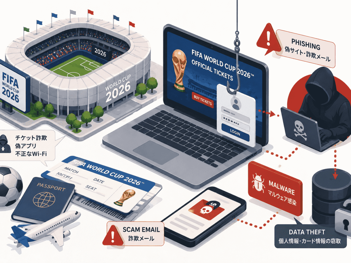 FIFAワールドカップ2026のファンを標的にしたサイバー攻撃