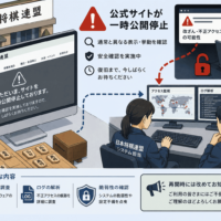 日本将棋連盟の公式サイトが一時公開停止、通常と異なる表示・挙動を確認し安全確認を実施