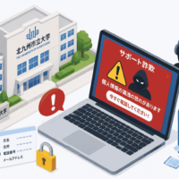北九州市立大学がサポート詐欺の被害、個人情報漏洩の恐れ
