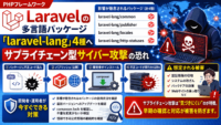 PHP フレームワークのLaravelの多言語パッケージ「laravel-lang」4種へサプライチェーン型サイバー攻撃の恐れ