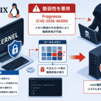 Linux カーネルの脆弱性 Fragnesia(CVE-2026-46300)でroot権限奪取が可能
