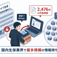 メットライフ生命、出向先代理店36社から2,476件の内部情報を無断持ち出し—国内生保業界で最多規模