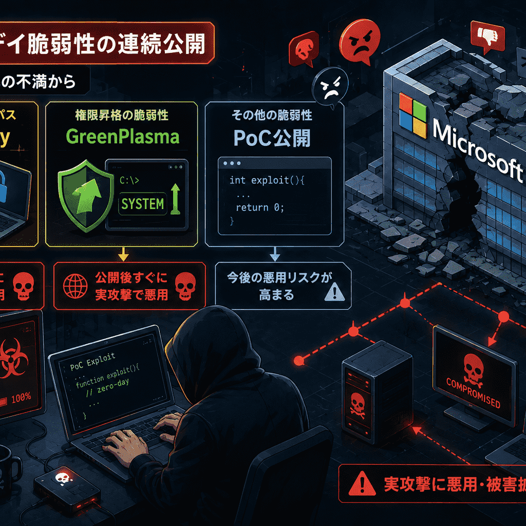 コンピュータ・パワー　その驚異と脅威 Microsoftへの不満からゼロデイ 脆弱性を連続公開-BitLockerバイパス