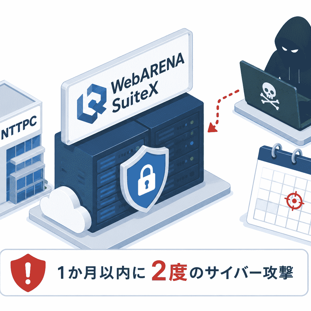 NTTPC 運営のWebARENA SuiteXへ1か月に2度のサイバー攻撃-情報漏洩の