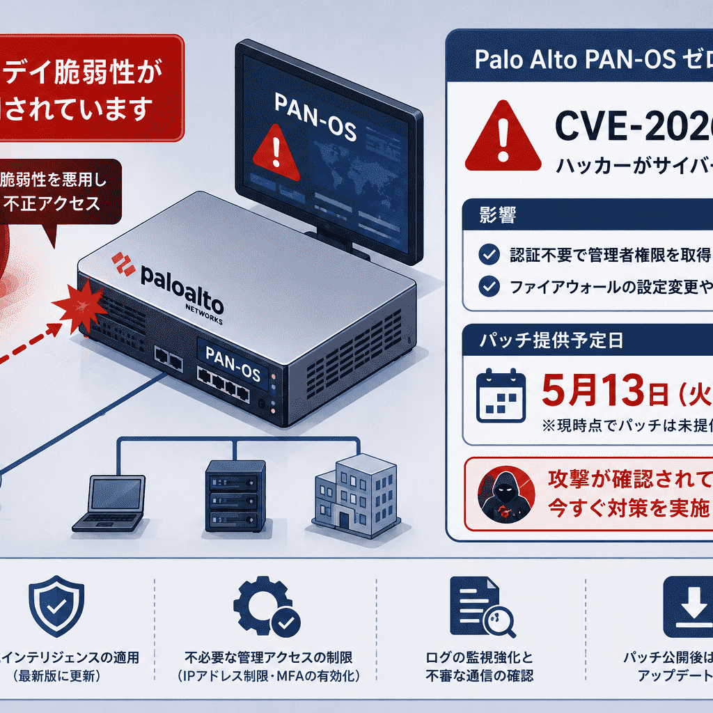 Palo Alto Networks PAN-OSの脆弱性が公開4日後にサイバー攻撃に悪用(CVE-2026-0257)|セキュリティニュース ...