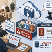 ホテルチェックインシステム Tabiqのクラウドストレージが誰でも閲覧可能な状態に-100万件超のパスポート・運転免許証・顔写真などの個人流出 リスク