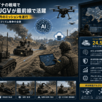 ウクライナの戦場でAIと無人地上車両(UGV)が最前線で24,500件のミッションを遂行ー非対称型アルゴリズム戦争の全貌