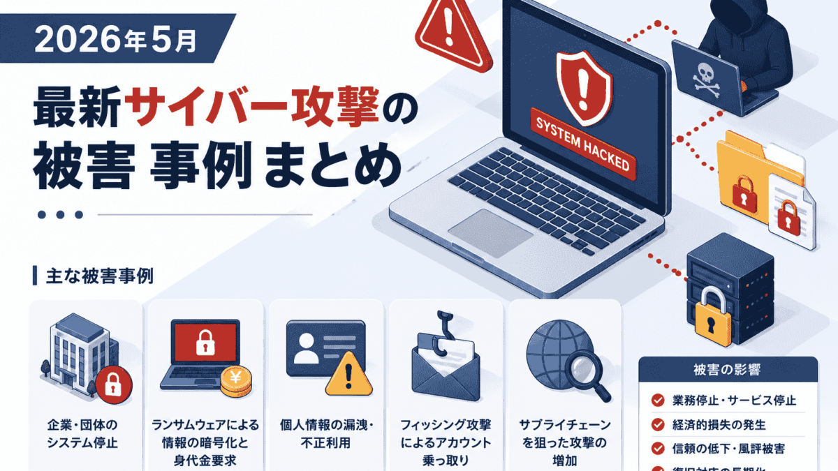 【追跡有／24h以内発送】サイバーまとめ 21枚 2026年5月 サイバー攻撃の被害 事例 まとめ|セキュリティニュースの