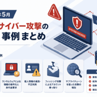 2026年5月 最新サイバー攻撃の被害 事例 まとめ