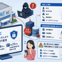 アフラック生命保険、不正アクセスで約438万人の顧客の個人情報漏洩-約23万人は保険料振替口座情報も対象