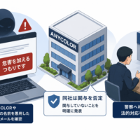 にじさんじ運営 ANYCOLORや所属ライバーの名前を悪用した危害予告メールを確認、同社は関与を否定し警察へ相談