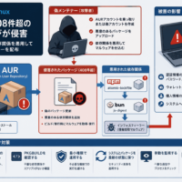 Arch Linux AURの408件超のパッケージが侵害-偽メンテナーがnpm「atomic-lockfile」とBun「js-digest」を経由してインフォスティーラーを配布