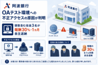 阿波銀行 OAテスト環境への不正アクセスの原因が判明-頭取含む役員3名が報酬30%・1カ月自主返納
